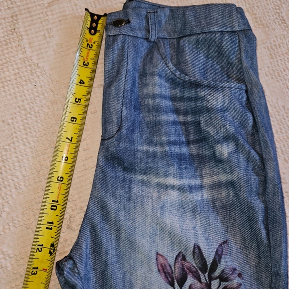 DressLily Butterfly Floral Pattern Fly Flare Wide Leg Spring Fairy Women 0XL - Picture 8 of 11